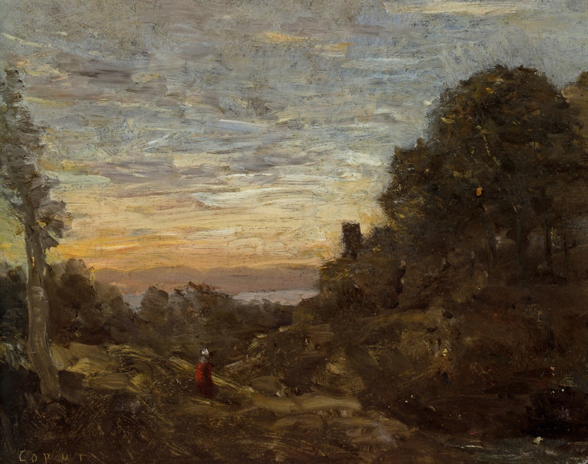 The Tower in the Trees by Camille Corot