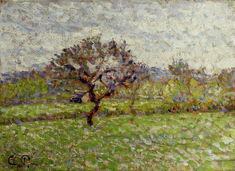 An Apple Tree at Eragny by Camille Pissarro