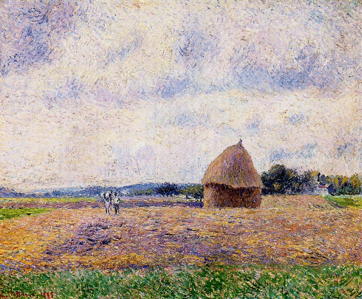 Haystack Eragny by Camille Pissarro