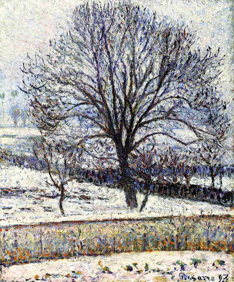 The Thaw, Eragny by Camille Pissarro