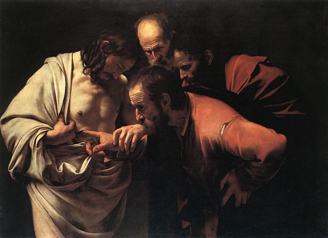 Incredulity of Saint Thomas by Caravaggio
