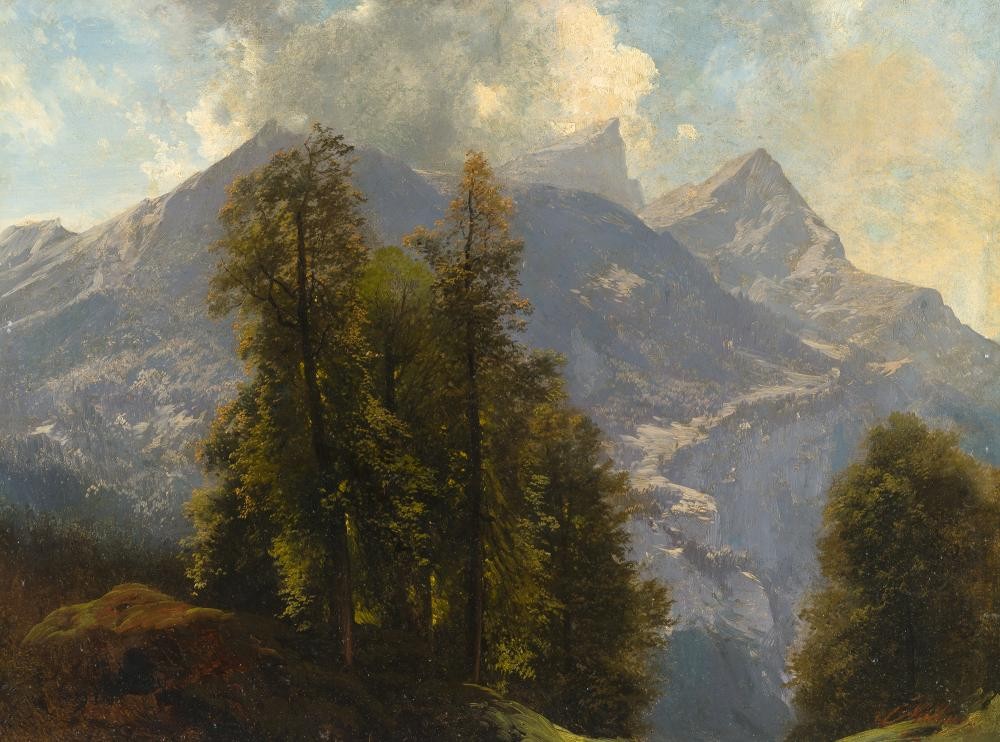 In the mountains by Carl Millner