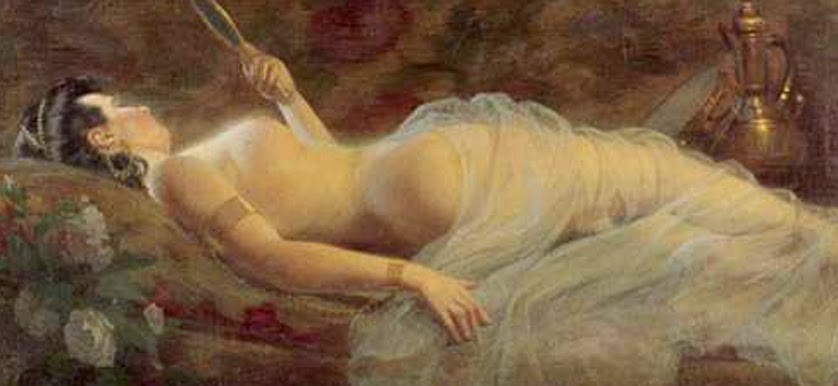 Reclining Woman by Carl Wenig