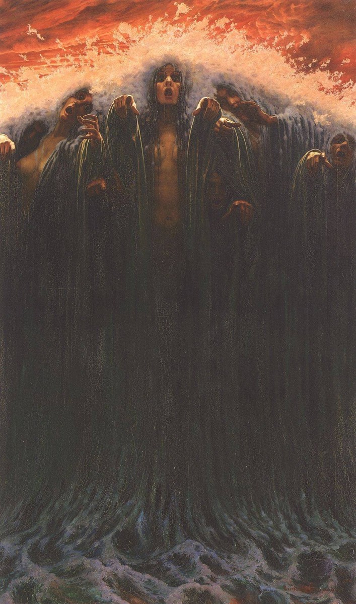 The Wave by Carlos Schwabe
