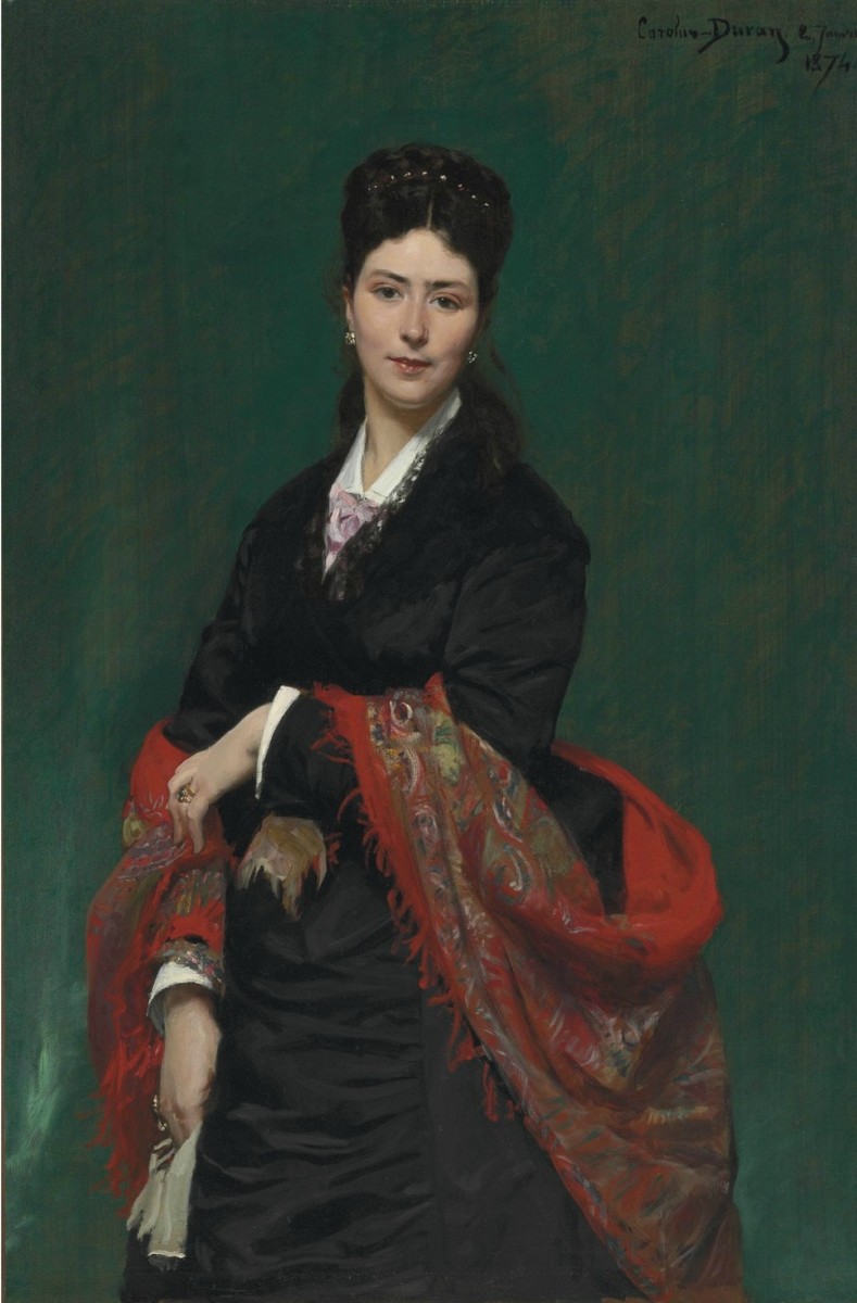 Portrait of Madame Marie Clerc by Carolus-Duran