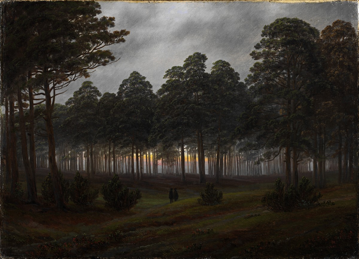 Evening by Caspar David Friedrich
