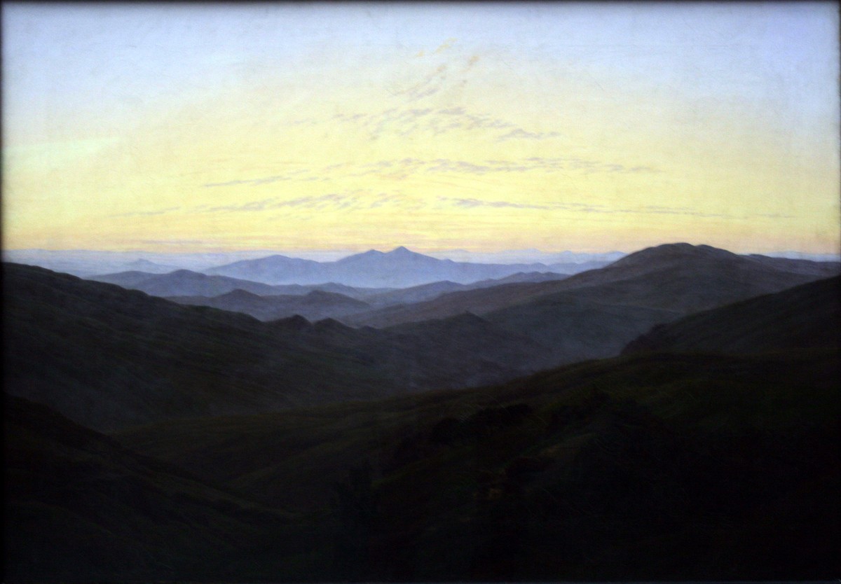 The Riesengebirge by Caspar David Friedrich