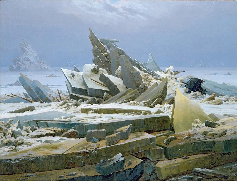The Sea of Ice by Caspar David Friedrich