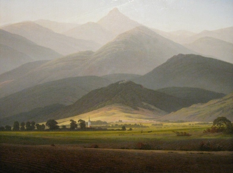 View from the Small Warmbrunn Sturmhaube by Caspar David Friedrich