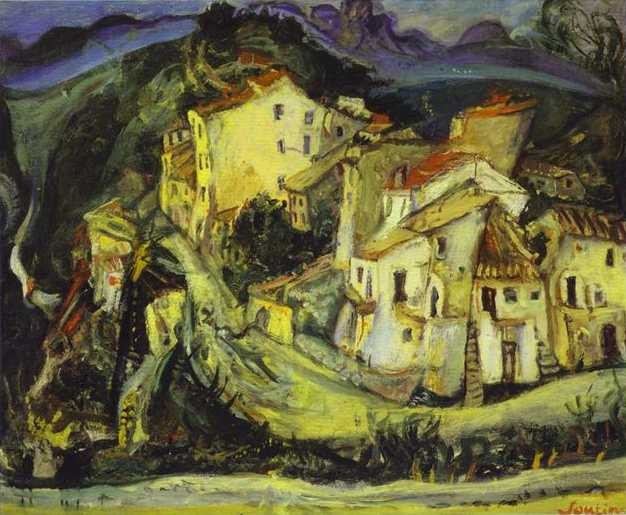 Houses of Cagnes by Chaim Soutine