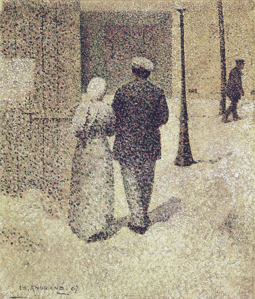 Couple in the street by Charles Angrand