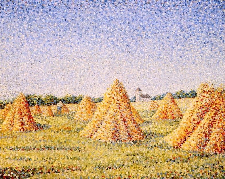 The Harvest by Charles Angrand