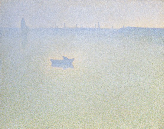 The Seine at Dawn by Charles Angrand