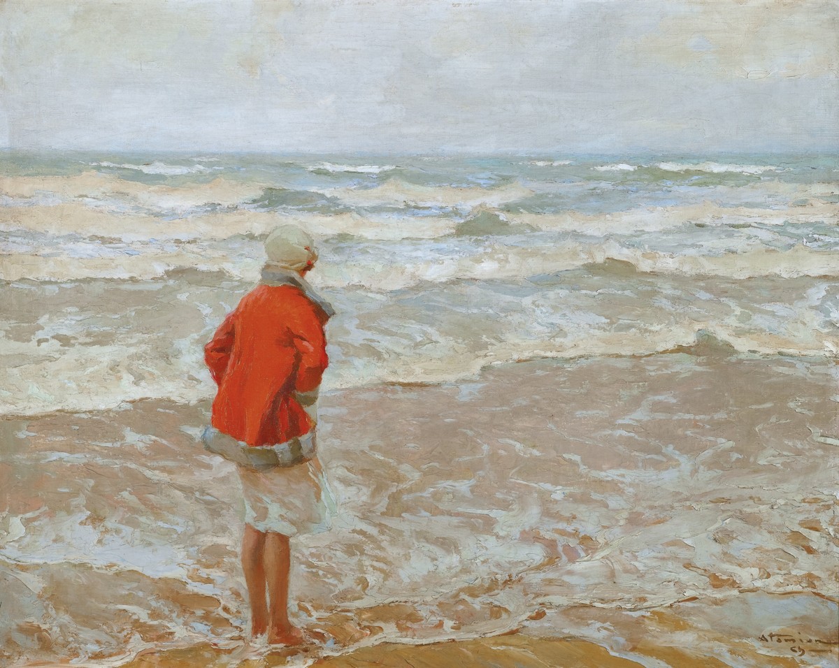 Looking out to sea by Charles Atamian