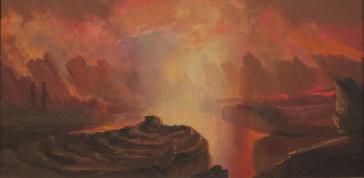 Halemaumau Close - Eruption by Charles Furneaux