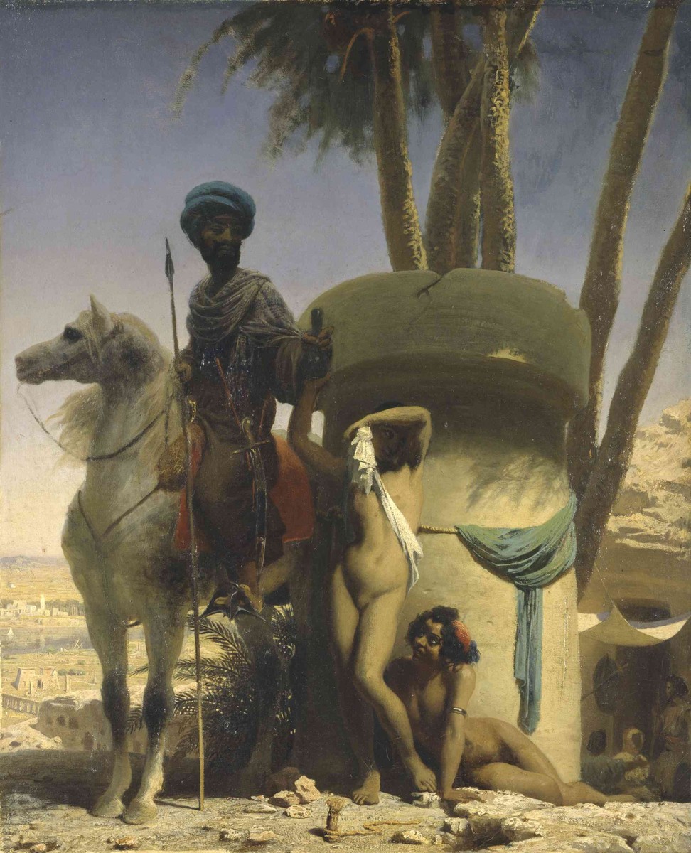 Egyptian modesty by Charles Gleyre