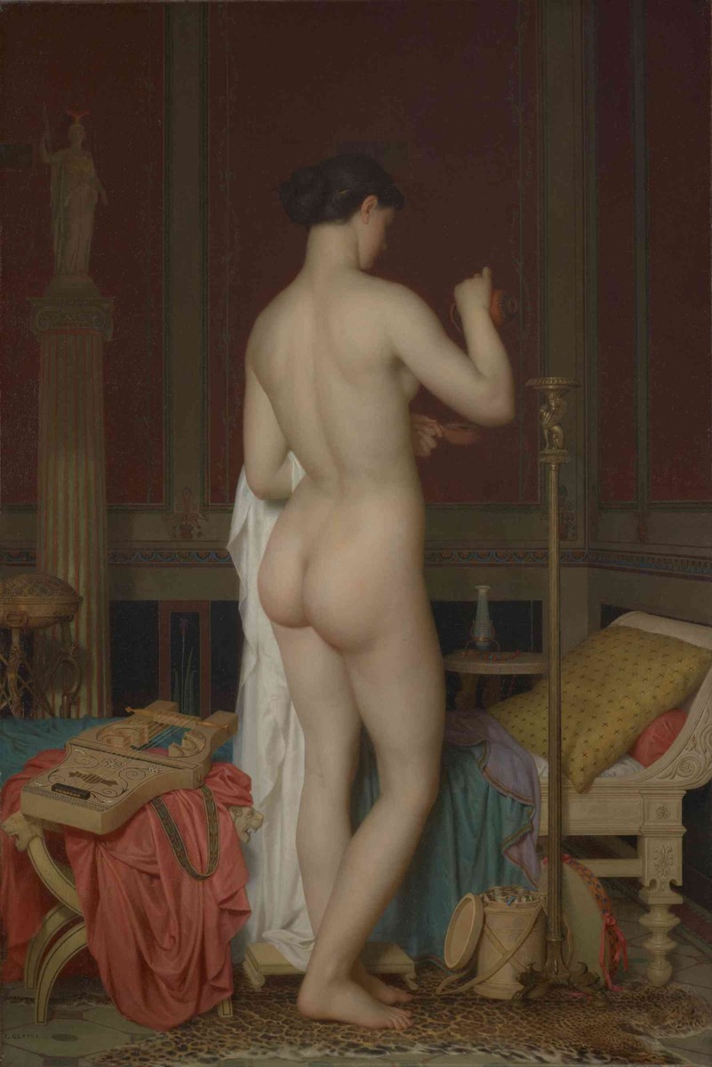 Sapho (Young girl in a Pompeian interior) by Charles Gleyre