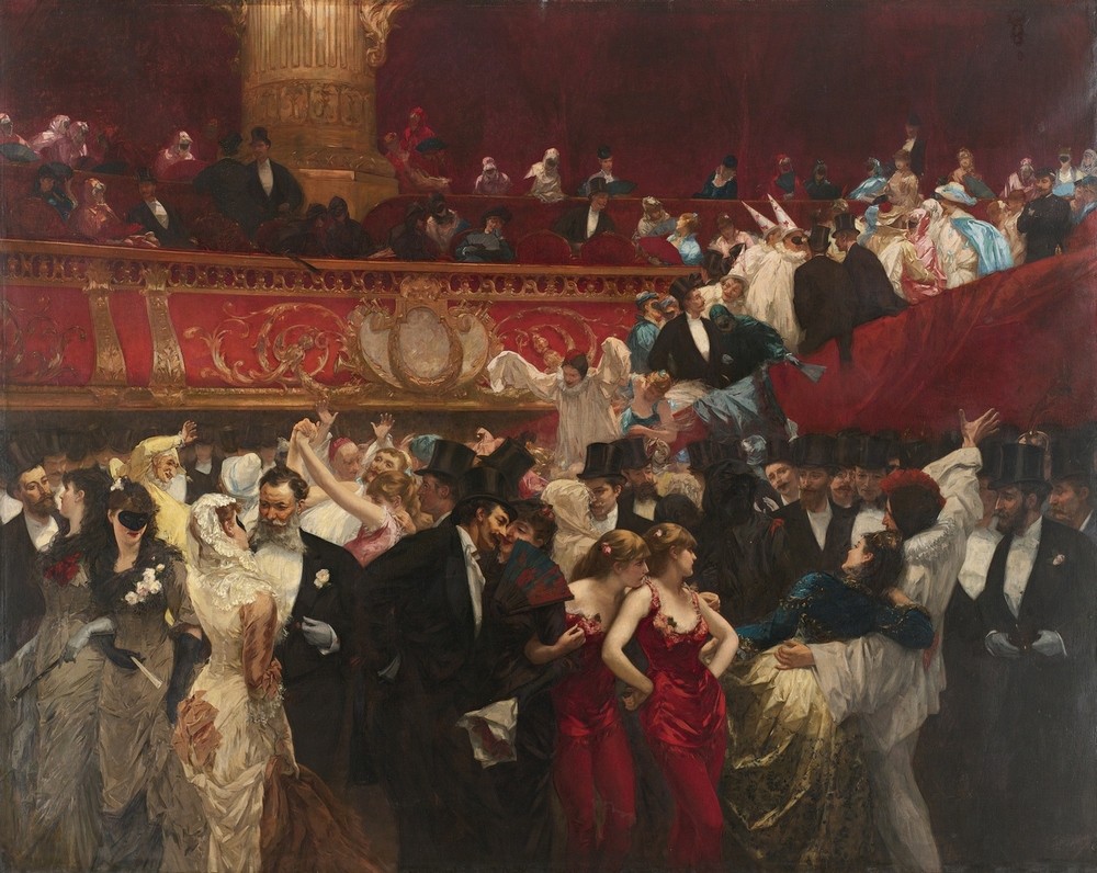 At the Masquerade by Charles Hermans