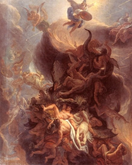 The Fall of the Rebel Angels by Charles Le Brun