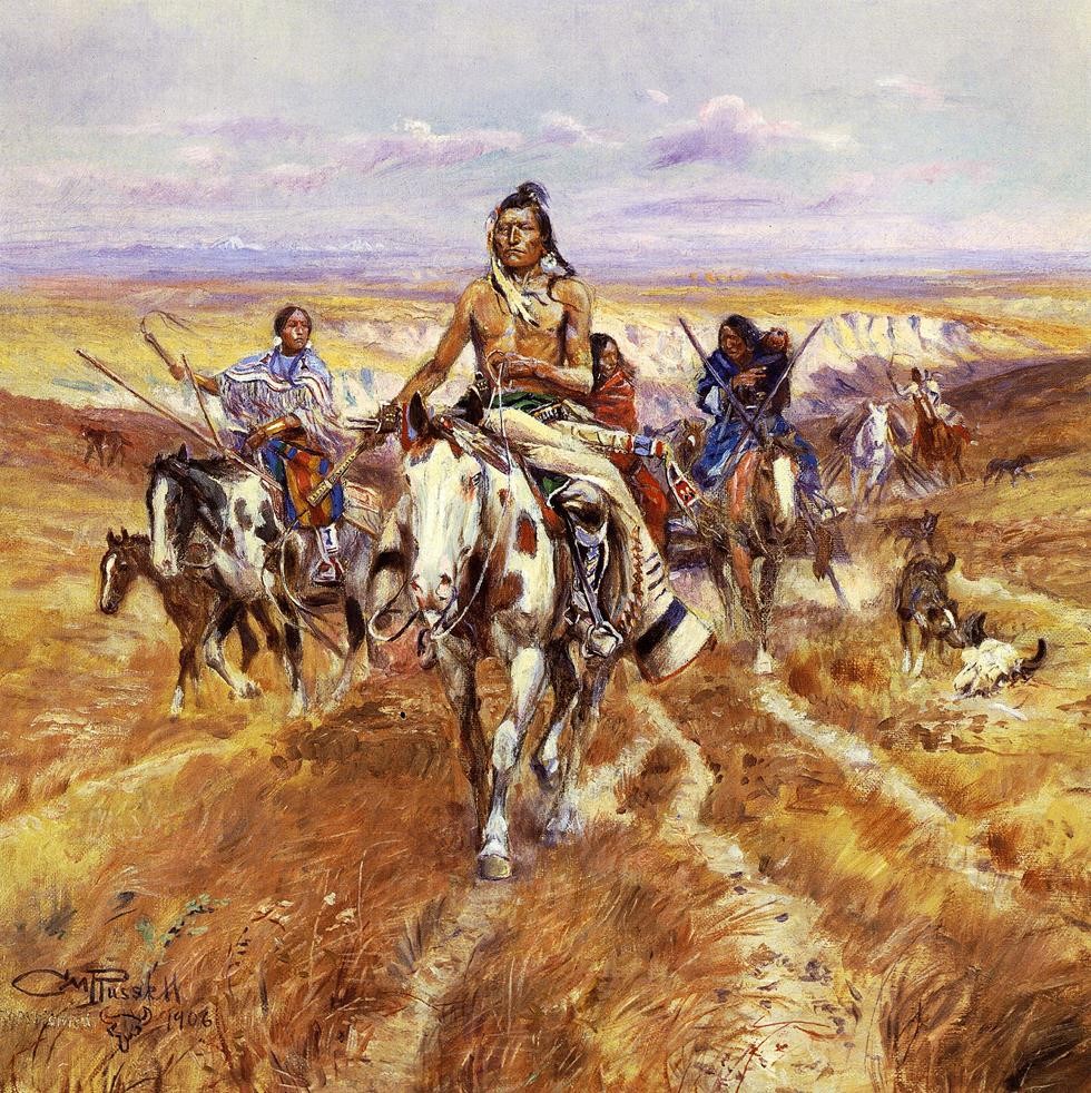 When the Plains Were His by Charles M. Russell