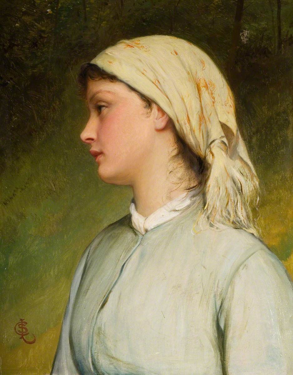 Portrait Study by Charles Sillem Lidderdale
