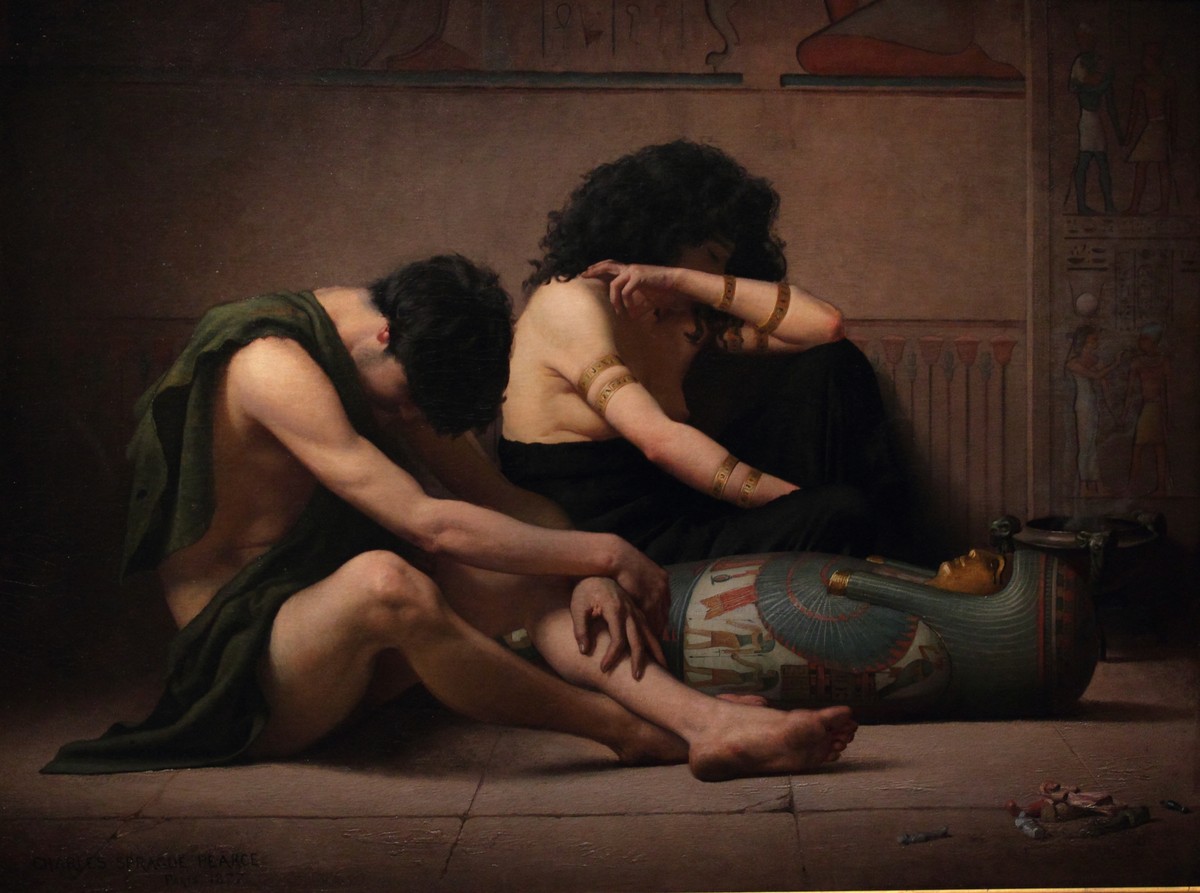 Lamentations over the Death of the First-born of Egypt by Charles Sprague Pearce