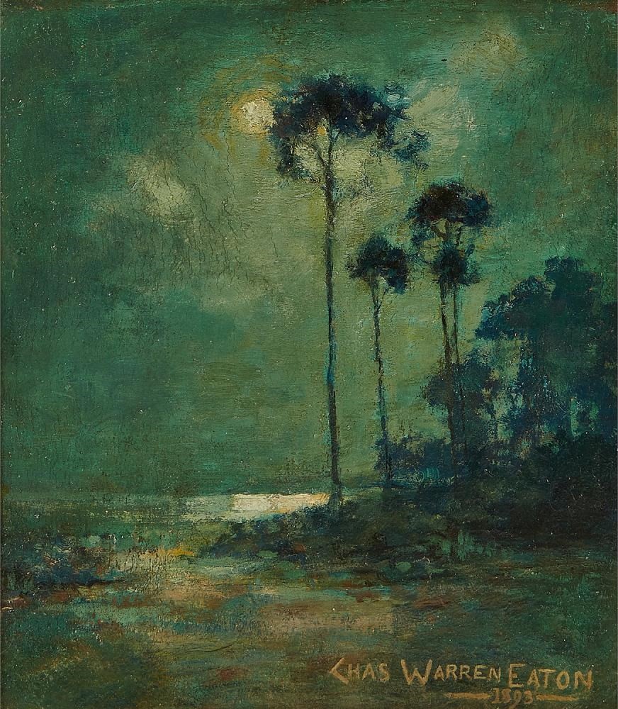 A Moonlit Night, Bloomfield, New Jersey by Charles Warren Eaton