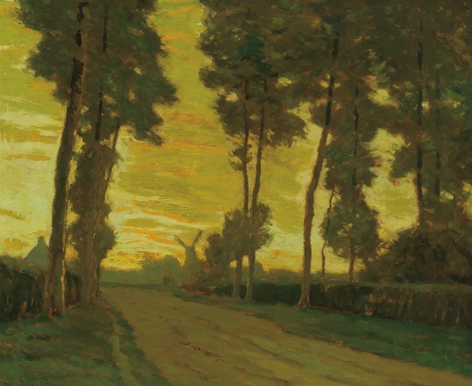 Flemish Highway by Charles Warren Eaton