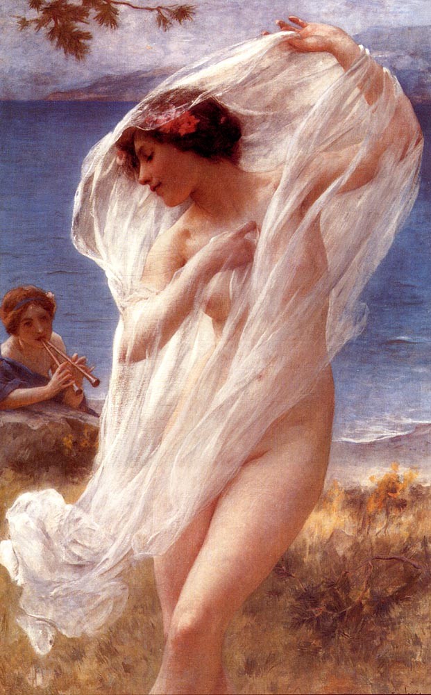 A Dance By The Sea by Charles-Amable Lenoir
