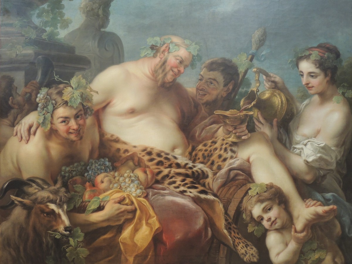 The Drunkenness of Silenus by Charles-Andre van Loo (Carle van Loo)