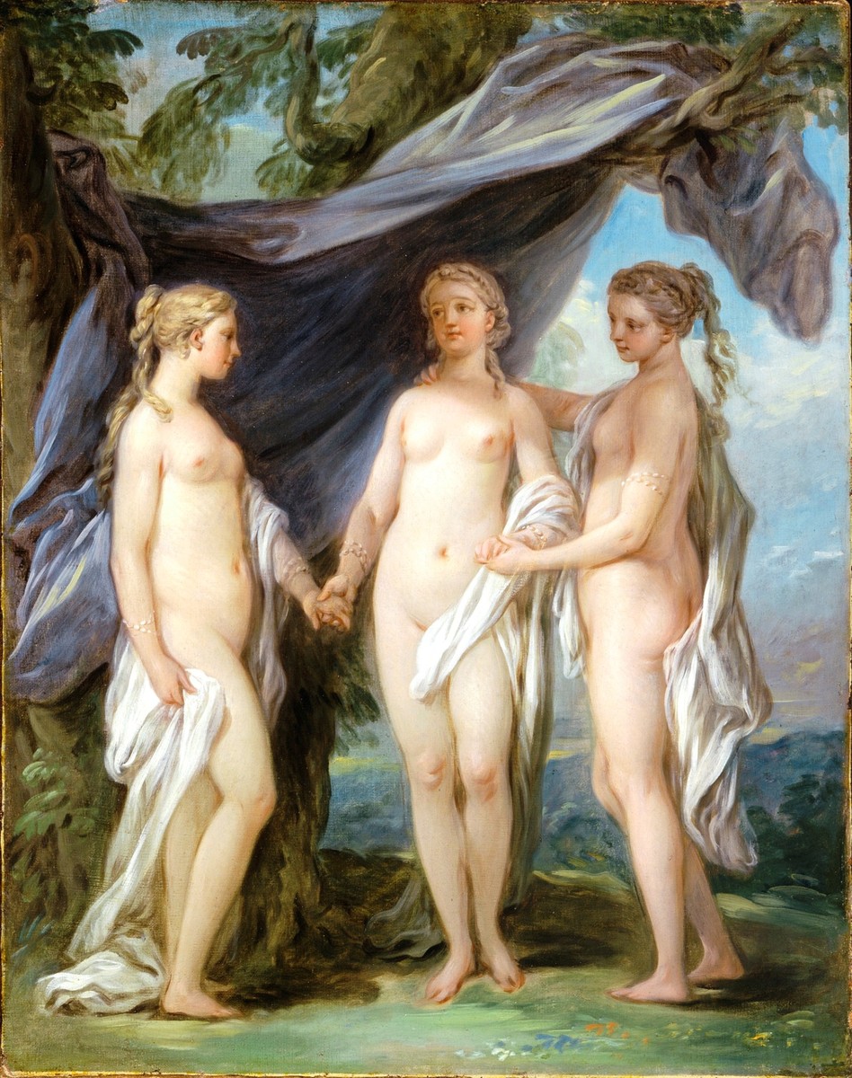 The Three Graces by Charles-Andre van Loo (Carle van Loo)
