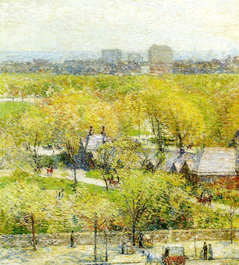 Across the Park by Childe Hassam