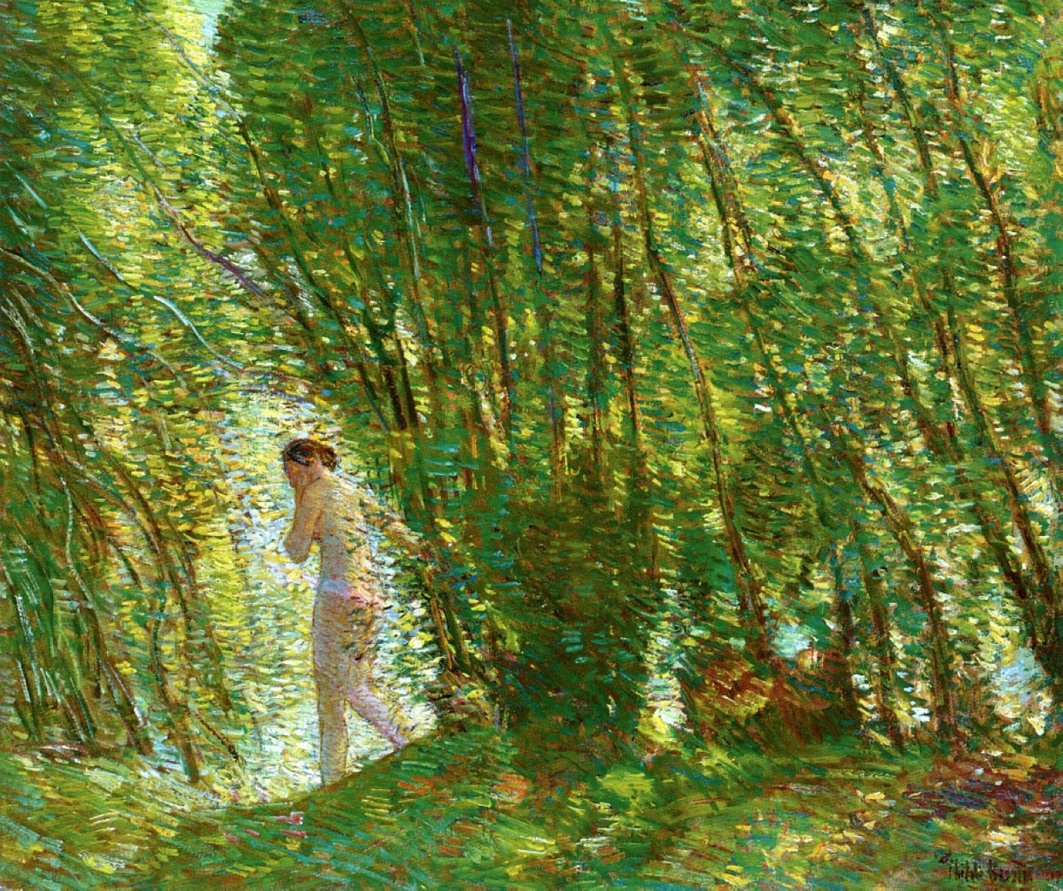 At Sunset by Childe Hassam