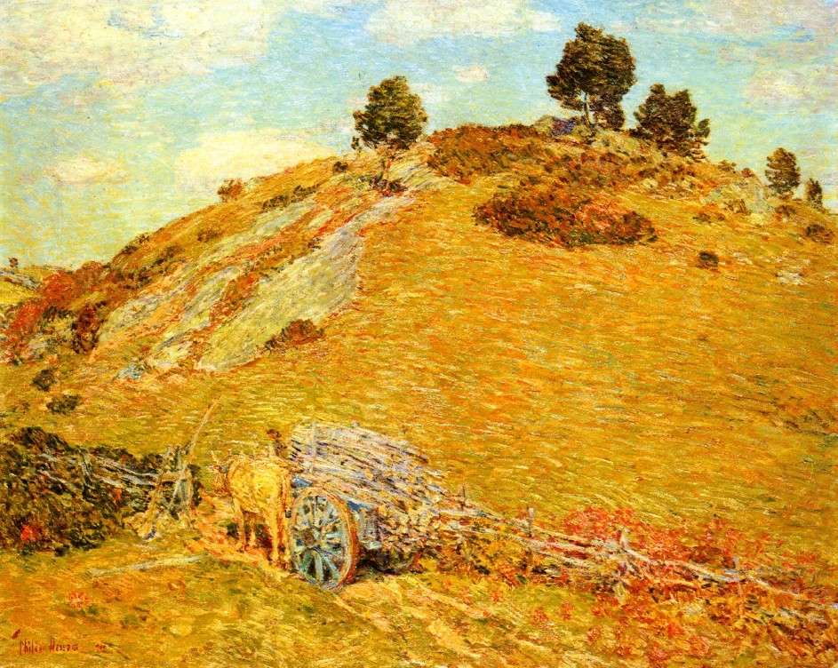 Bornero Hill, Old Lyme, Connecticut by Childe Hassam