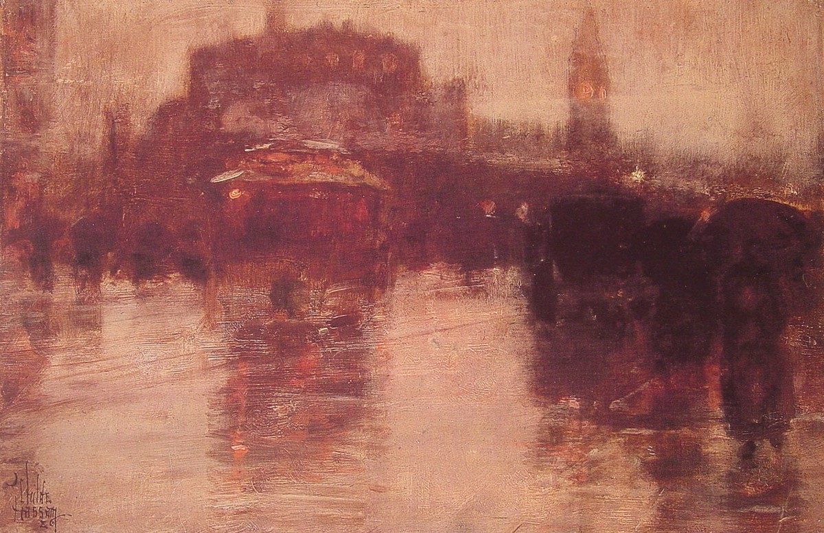 Columbus Avenue by Childe Hassam