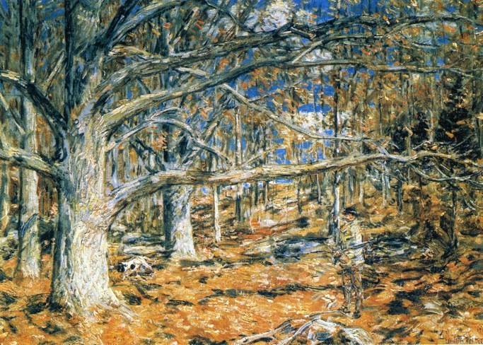 Connecticut Hunting Scene by Childe Hassam