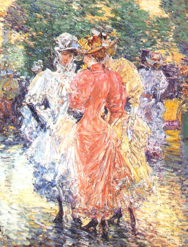 Conversation on the Avenue by Childe Hassam