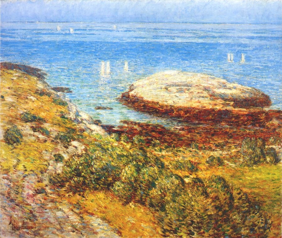 Early morning calm by Childe Hassam