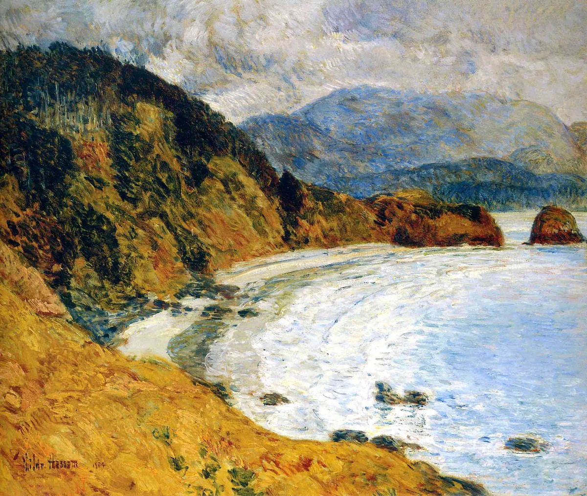 Ecola Beach, Oregon by Childe Hassam