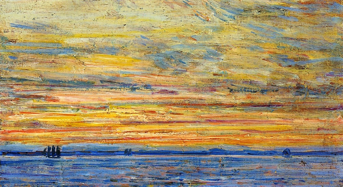 Evening by Childe Hassam