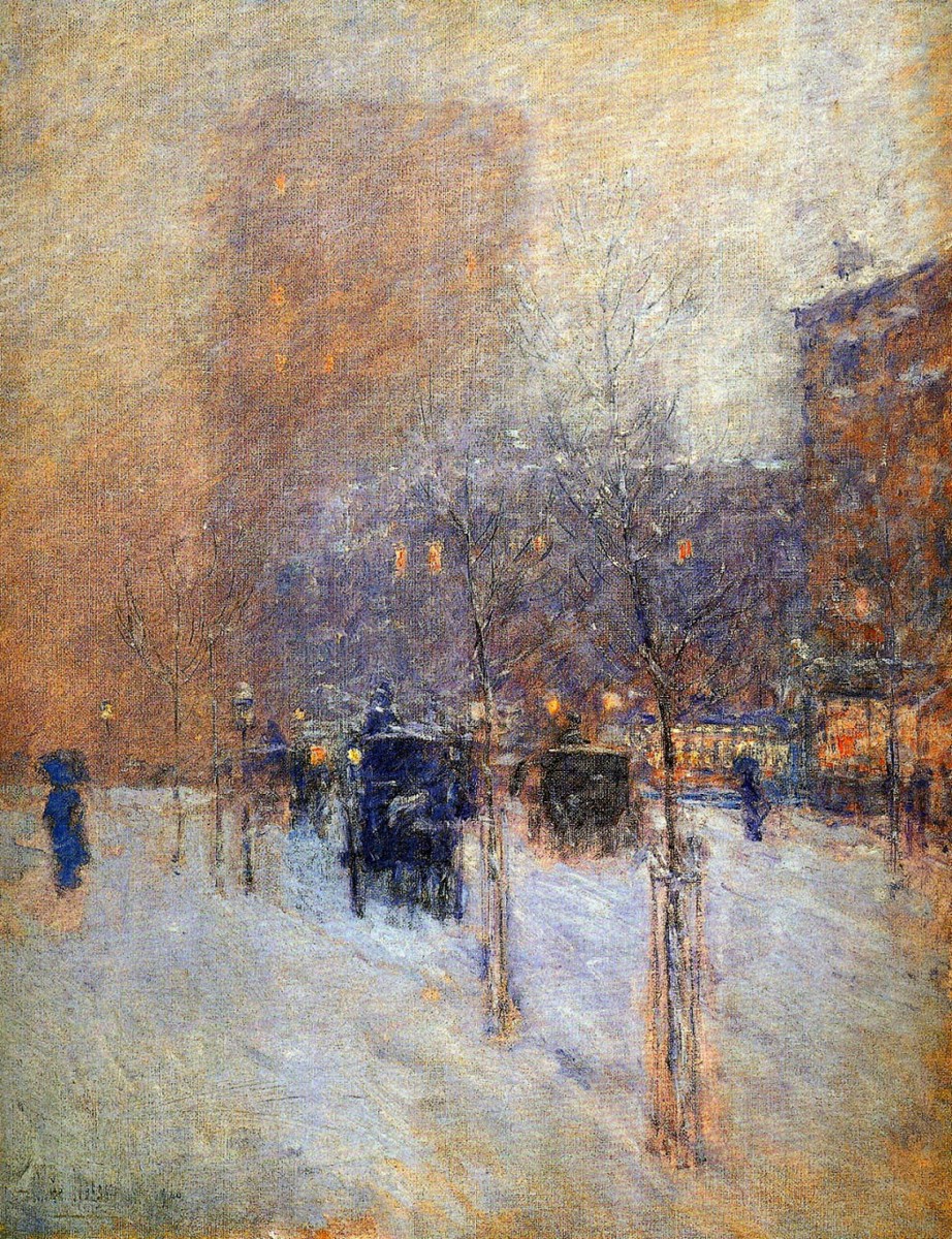 Late Afternoon, New York, Winter by Childe Hassam