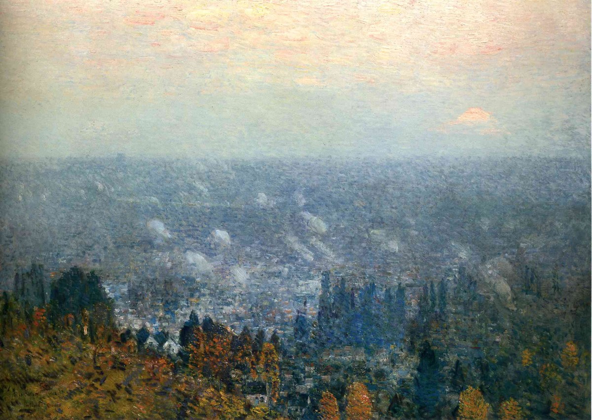Mount Hood and the Valley of the Willamette by Childe Hassam