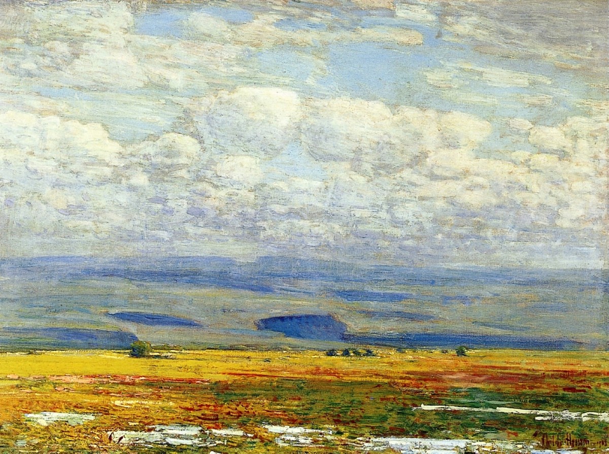 Oregon Landscape by Childe Hassam