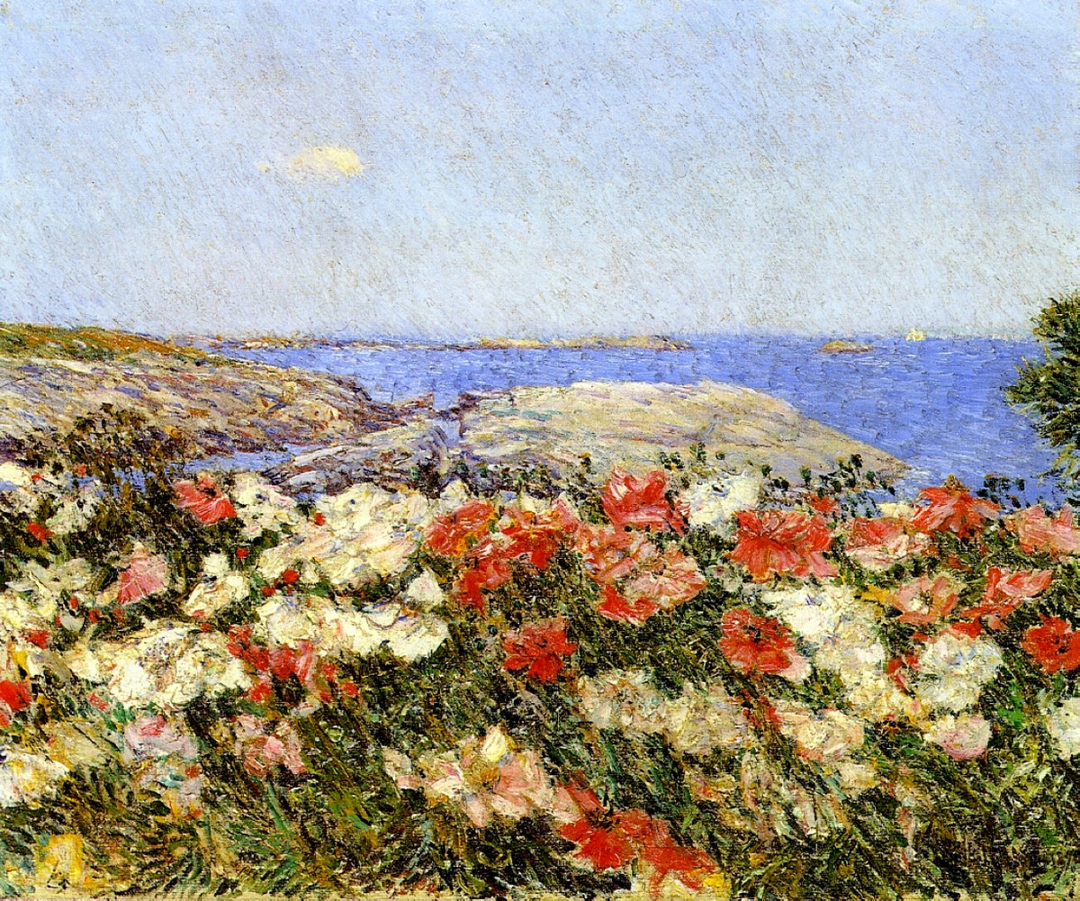 Poppies on the Isles of Shoals by Childe Hassam
