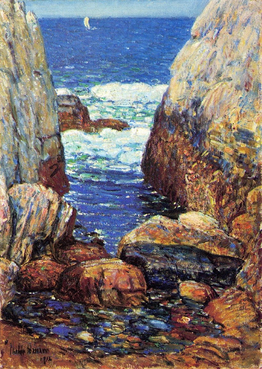 Sea and Rocks, Appledore, Isles of Shoals by Childe Hassam