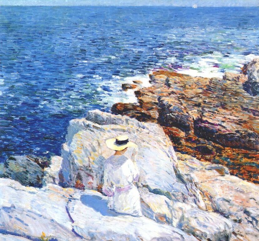 South ledges, Appledore by Childe Hassam