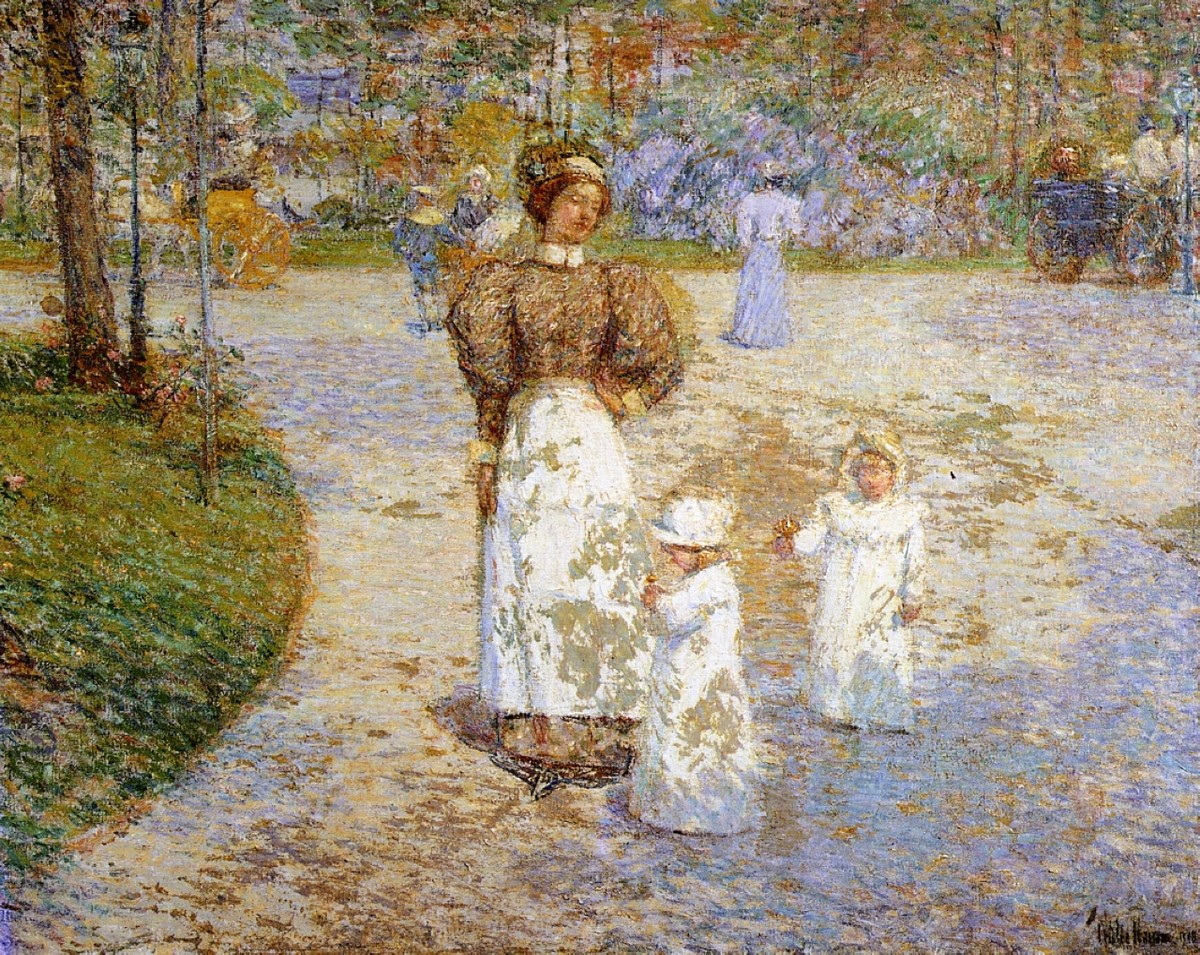 Spring in Central Park (aka Springtime) by Childe Hassam