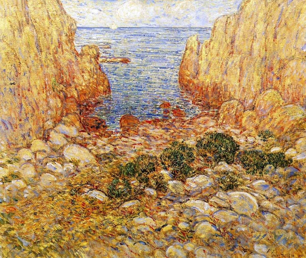 The Gorge - Appledore, Isles of Shoals by Childe Hassam