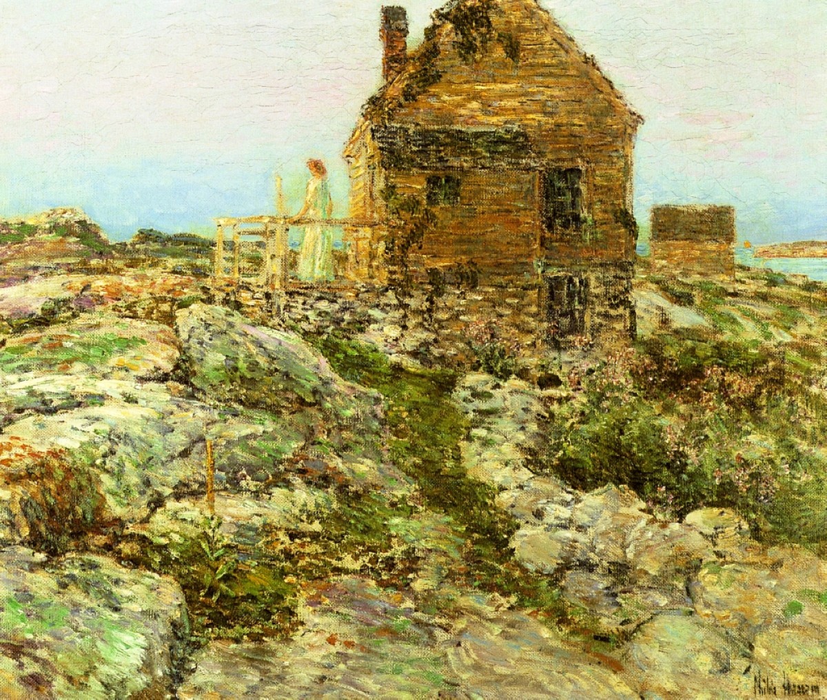 The Norwegian Cottage by Childe Hassam