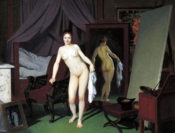 Model in the Studio by Christoffer Wilhelm Eckersberg